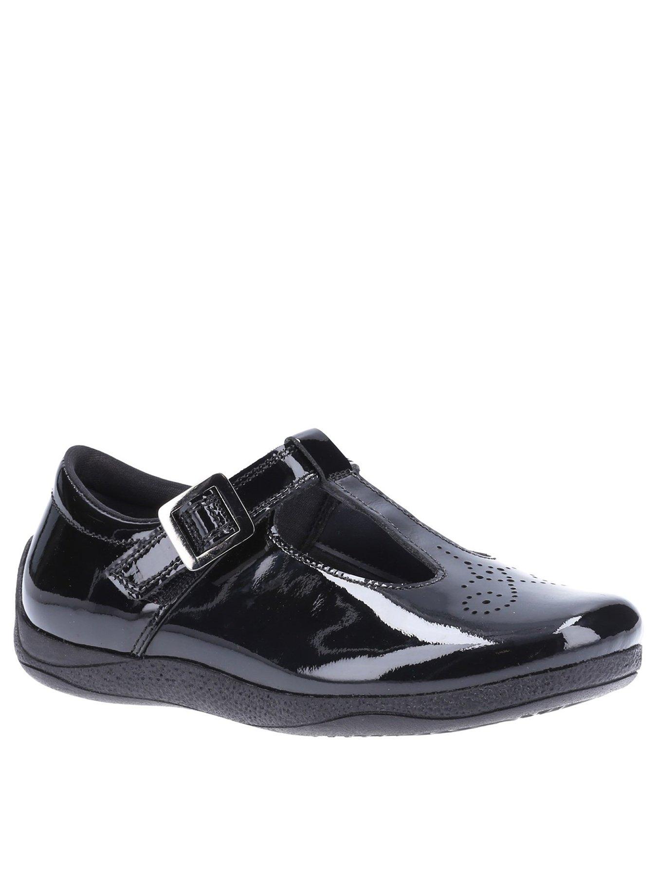 School & uniform Eliza Junior Patent School Shoes - Black
