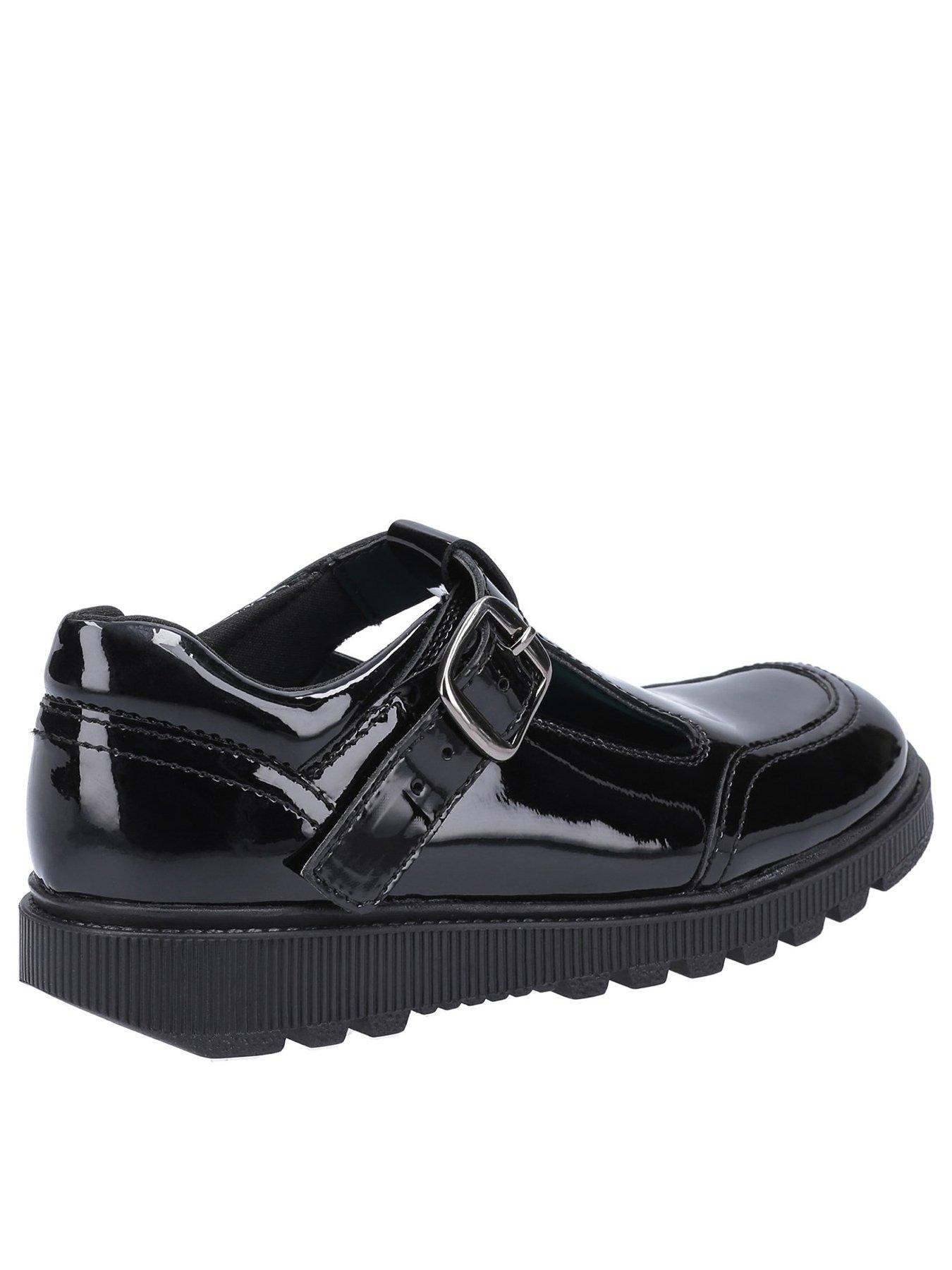  Kerry Junior Patent School Shoes - Black