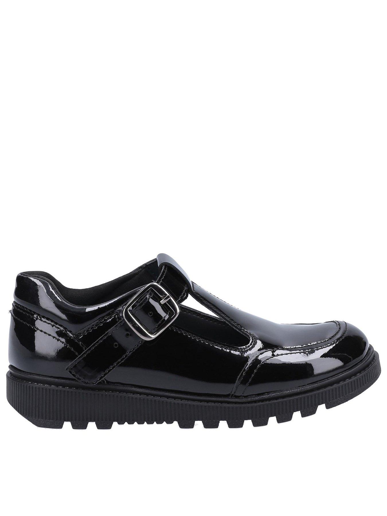  Kerry Junior Patent School Shoes - Black