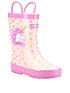  image of cotswold-childrensnbspunicorn-wellington-boots-pinknbsp