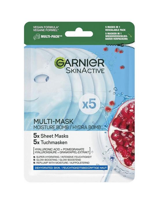 Garnier SkinActive Moisture Bomb Pomegranate Eco resealable 5 Pack ...