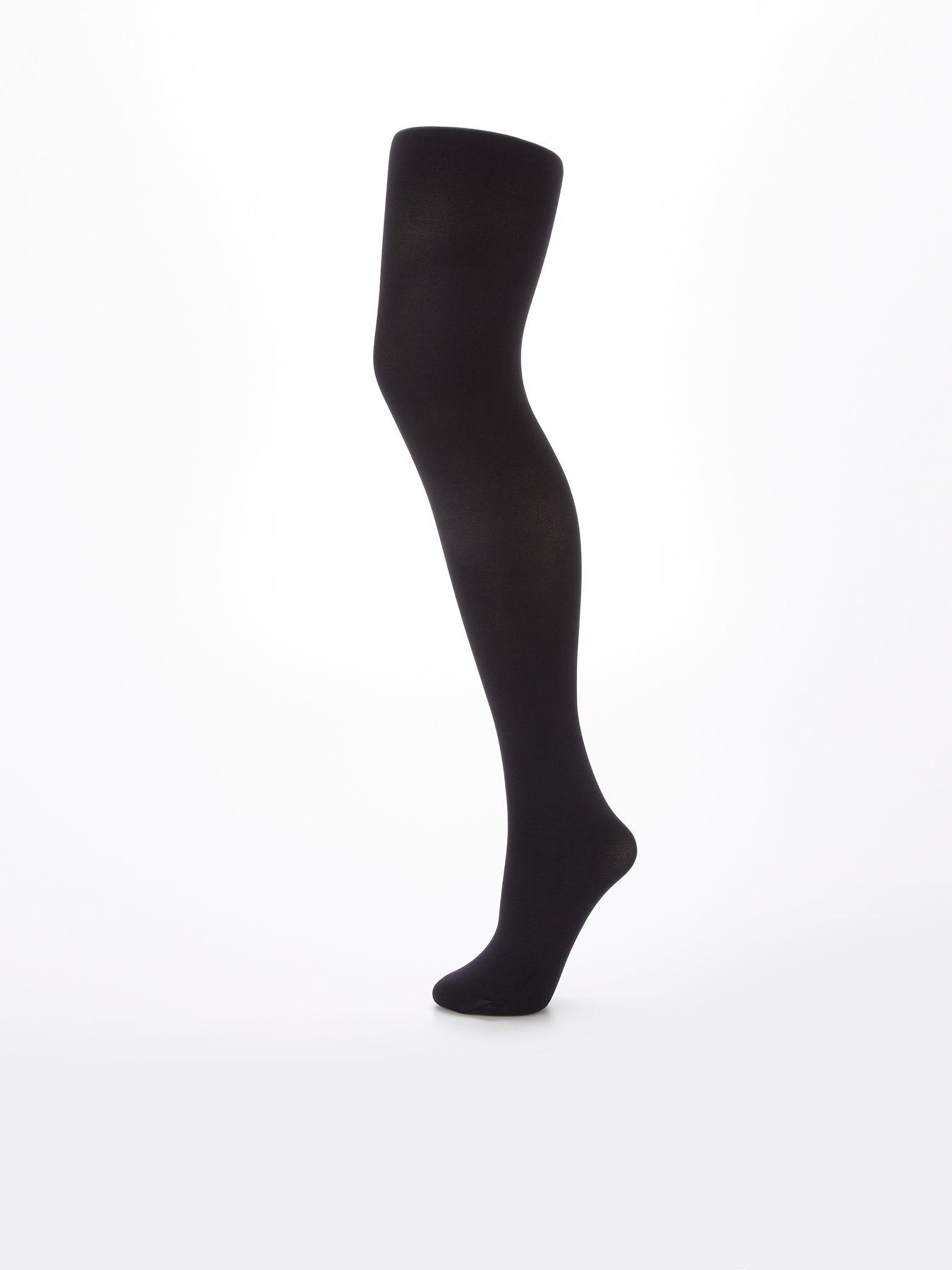 Everyday 3 Pack Tights - 80 Denier Black Opaque | very.co.uk