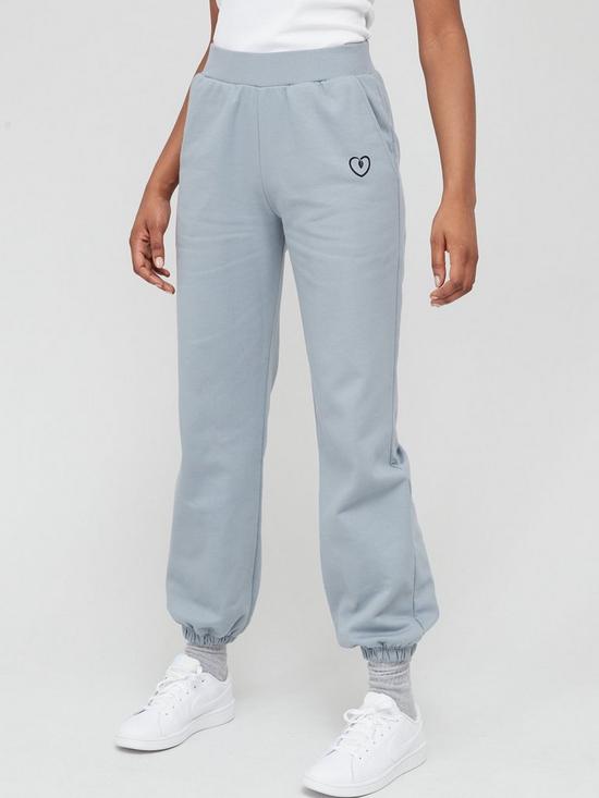 front image of v-by-very-organic-dye-jogger-blue