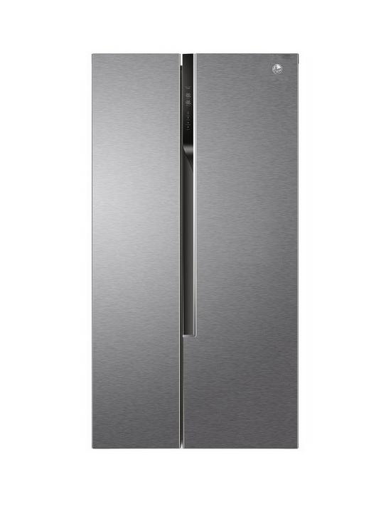 front image of hoover-h-fridge-500-maxi-hhsf918f1xk-american-fridge-freezer-with-total-no-frost-nbspstainless-steel
