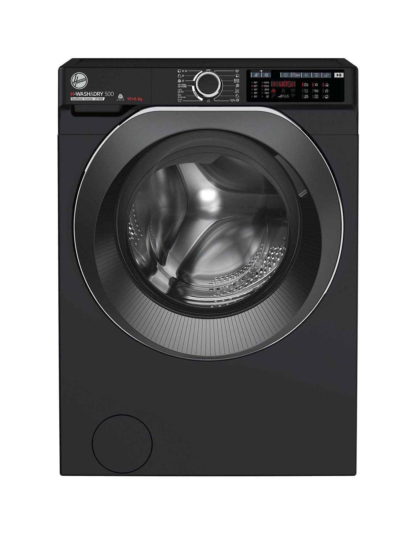 Product photograph of Hoover H-wash Amp Dry 500 Hd 4106amc 10kg Wash 6kg Dry 1400rpm Spin Washer Dryer With Wifi - Black from very.co.uk