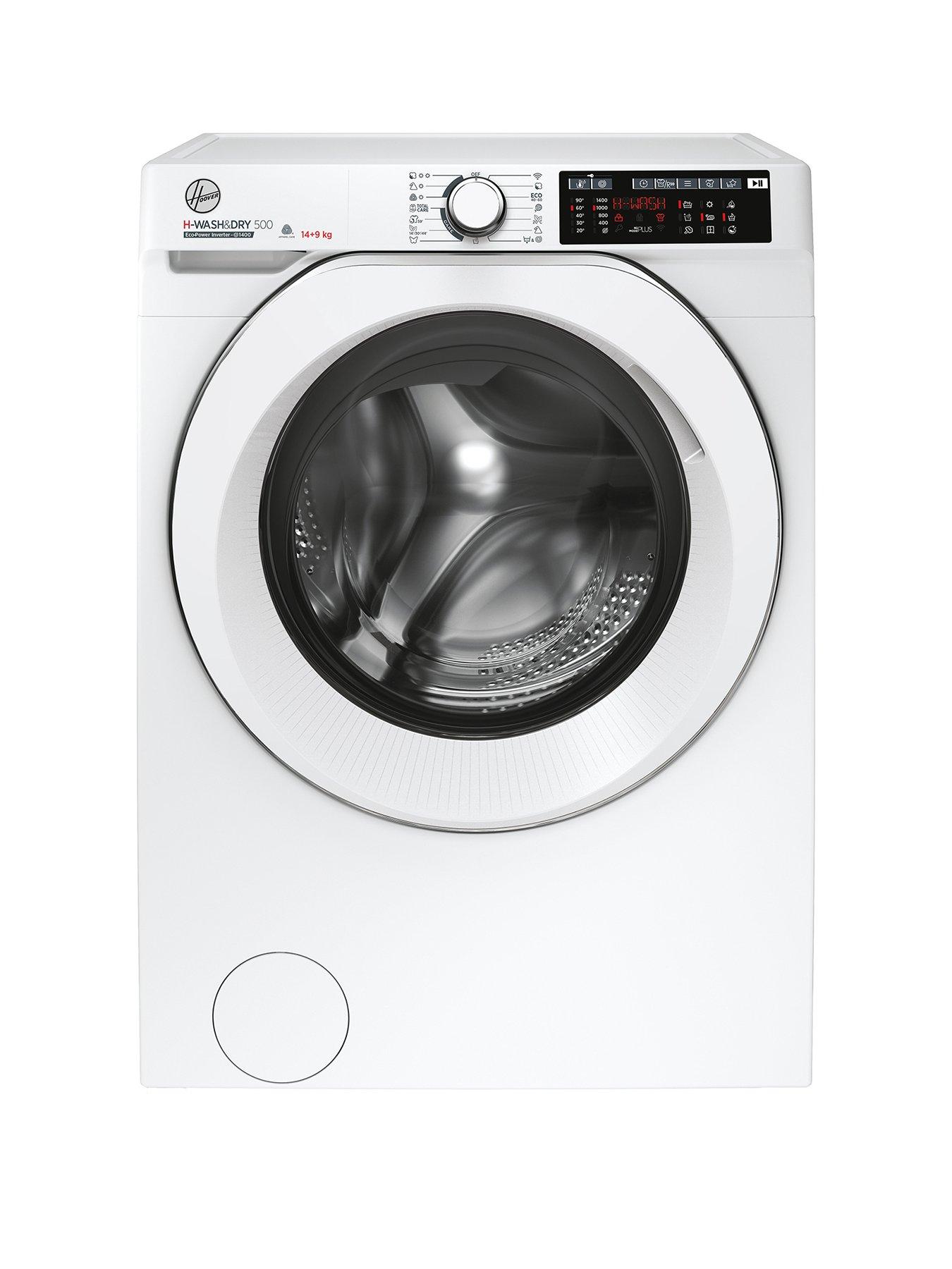 undefined H-WASH  &  DRY 500 HD 4149AMC 14kg Wash, 9kg Dry Washer Dryer with 1400rpm Spin, with Wifi Connectivity - White
