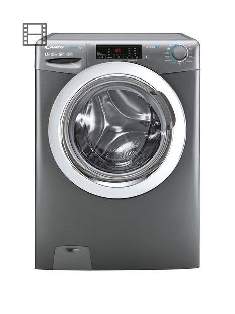 candy-smart-pro-c14103twcge-10kg-washing-machine-with-1400-rpm-spinnbspwith-wifi-connectivity-graphite