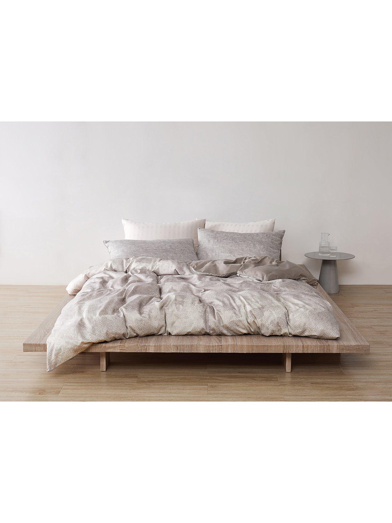 Product photograph of Himeya Healing Duvet Cover - Neutral from very.co.uk