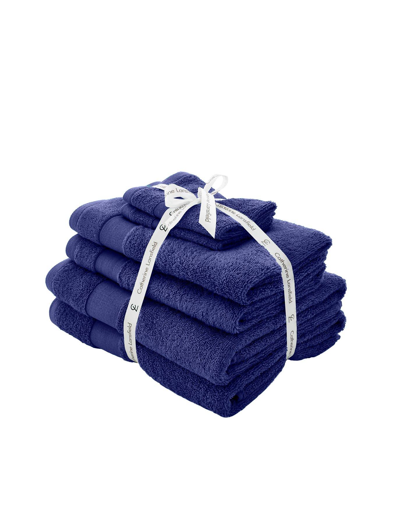 Catherine Lansfield Anti Bacterial 6 Piece Towel Bale