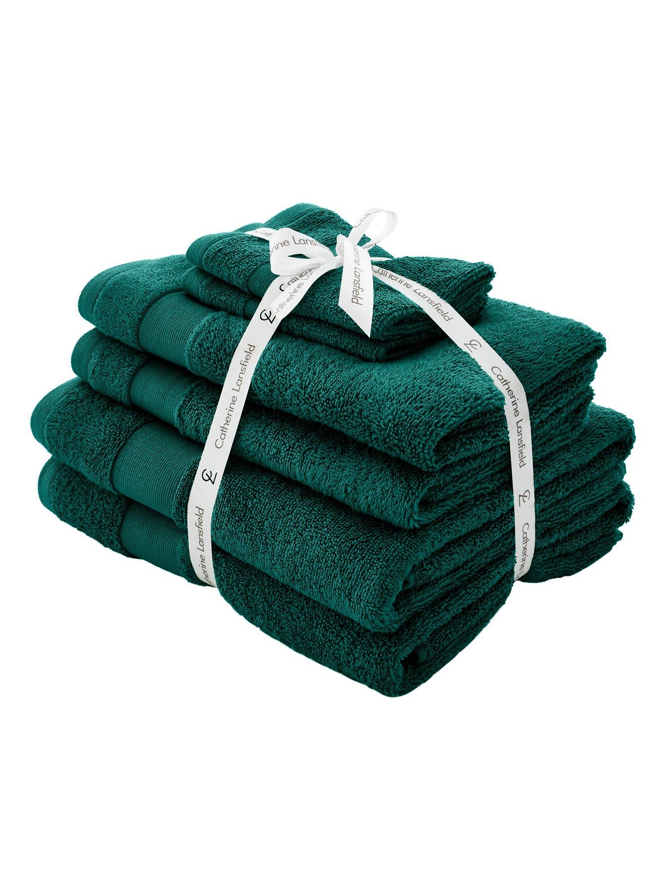 Catherine Lansfield Anti Bacterial 6 Piece Towel Bale