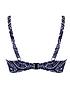 pour-moi-hot-spots-padded-underwired-top-navyback