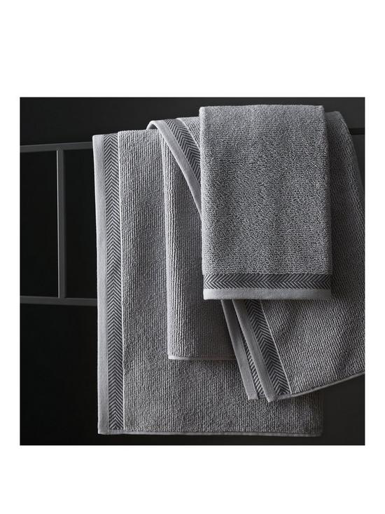 front image of content-by-terence-conran-hanway-towel-collection-grey