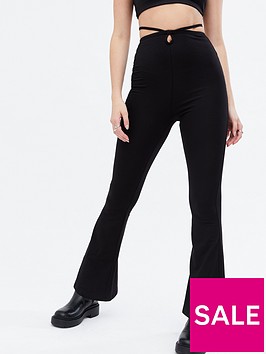 new-look-jersey-tie-waist-flared-trousers-black