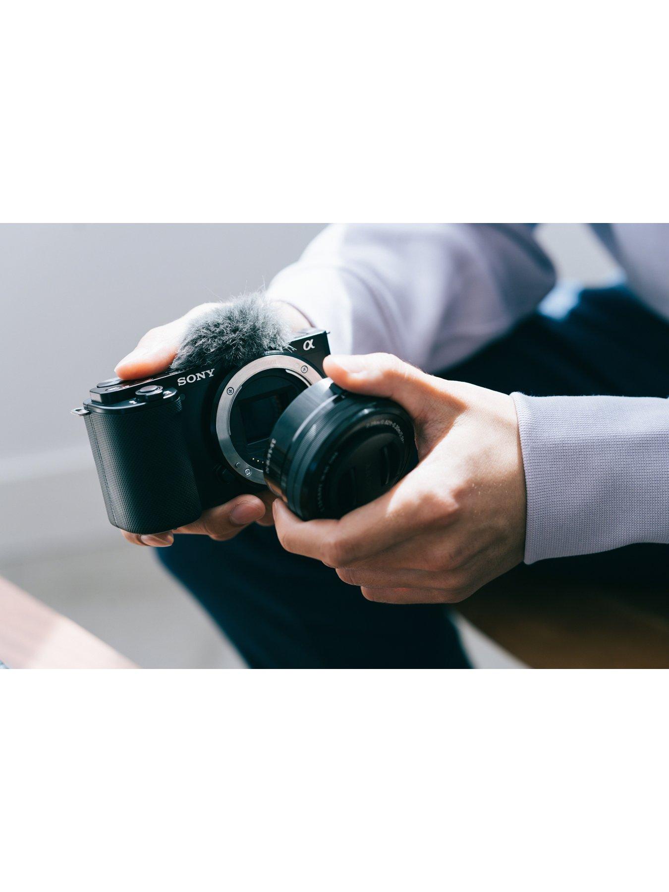 Image 4 of 7 of Sony Alpha ZVE10LBDI.EU APS-C Mirrorless Interchangeable-Lens Vlog Camera with 16-50 mm f/3.5-5.6 Power Zoom Kit Lens (Vari-Angle Screen for vlogging, 4K Video, Real-time Eye Autofocus)