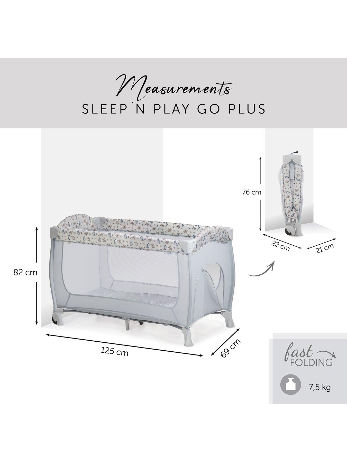 Hauck Sleep N Play Go Plus Travel Cot Winnie The Pooh Exploring very