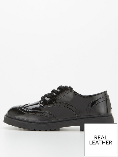 everyday-girlsnbsplace-up-patent-leather-school-shoe-black