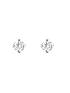  image of the-love-silver-collection-sterling-silver-3mm-round-brilliant-cubic-zirconia-stud-earrings
