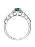 love-gem-arrosa-9ct-white-gold-5mm-created-emerald-and-010ct-diamond-ringback