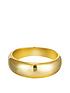  image of the-love-silver-collection-18ct-gold-plated-sterling-silver-chunky-statement-ring
