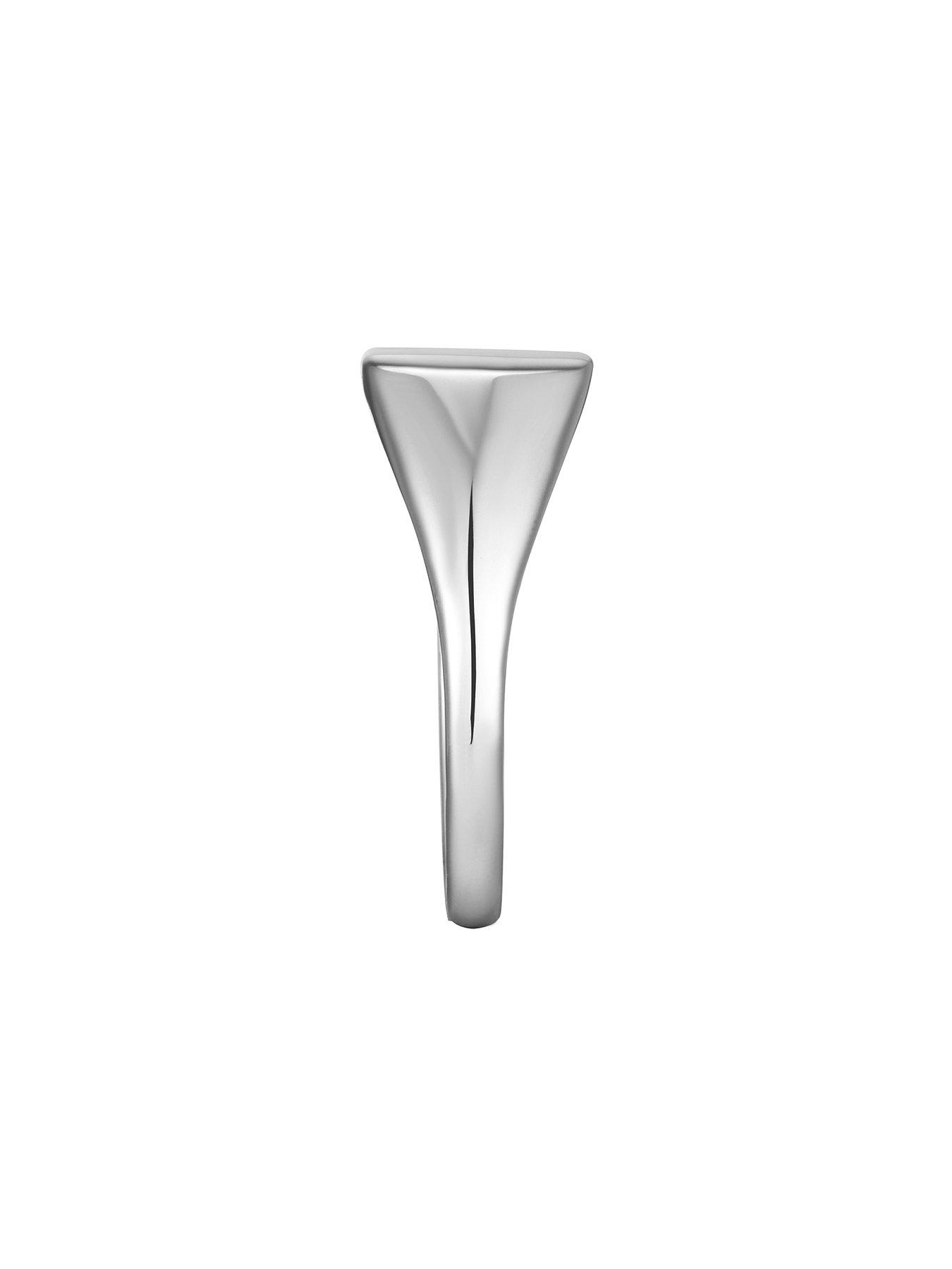 Image 3 of 5 of The Love Collection Gent's Sterling Silver Oval Signet Ring