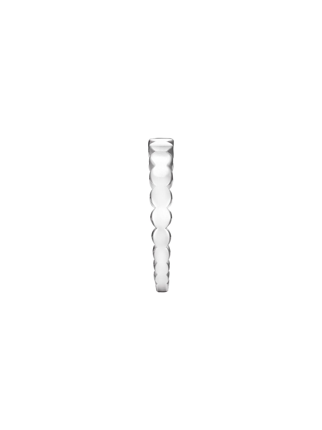 Image 5 of 6 of The Love Collection Sterling Silver Graduated Circle Ring