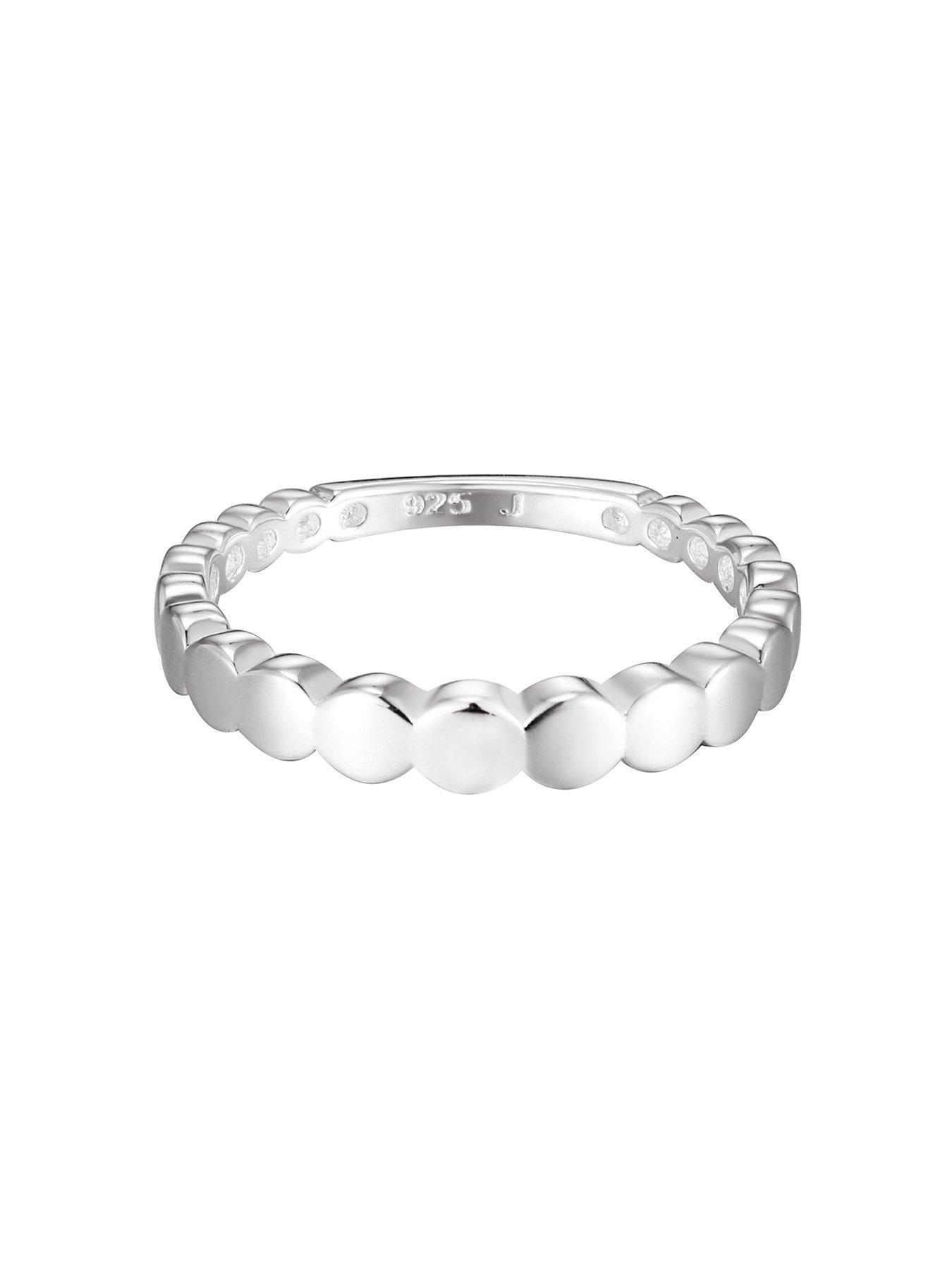 Image 6 of 6 of The Love Collection Sterling Silver Graduated Circle Ring