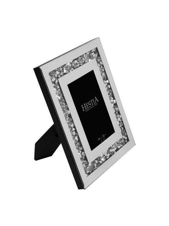 stillFront image of hestia-mirror-glass-with-crystal-edge-photo-frame--4-x-6