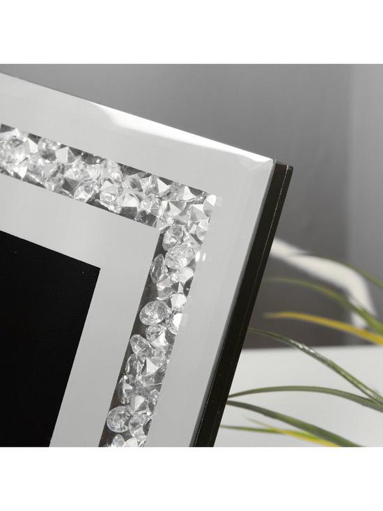 stillFront image of hestia-mirror-glass-with-crystal-edge-photo-frame--5-x-7