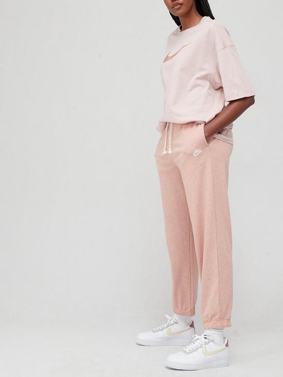 front image of nike-gym-vintage-pants-rose-pink