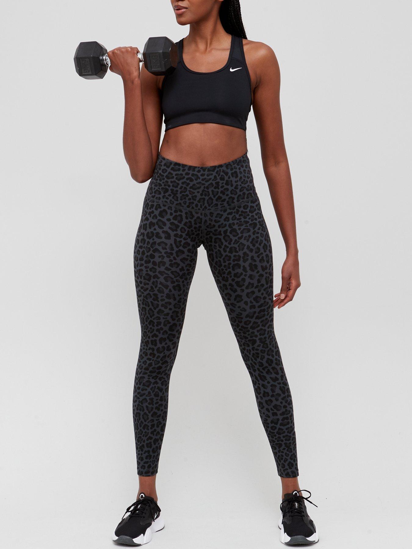 Nike Womens Leg-A-See Leopard Print Leggings CT6101-754 Limited