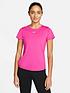  image of nike-the-one-dri-fit-slim-fit-tee-bright-pink