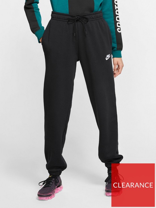 Nike Nsw Essential Fleece Loose Pant - Black | very.co.uk