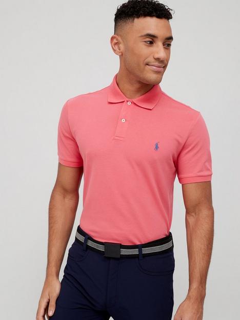 ralph-lauren-golf-shortnbspsleeve-short-sleeve-polo-shirt-pink