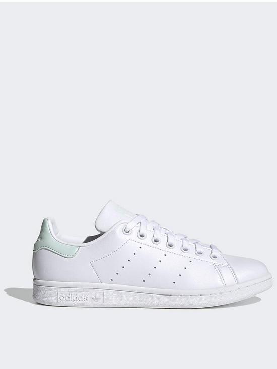 front image of adidas-originals-stan-smith-shoes-white