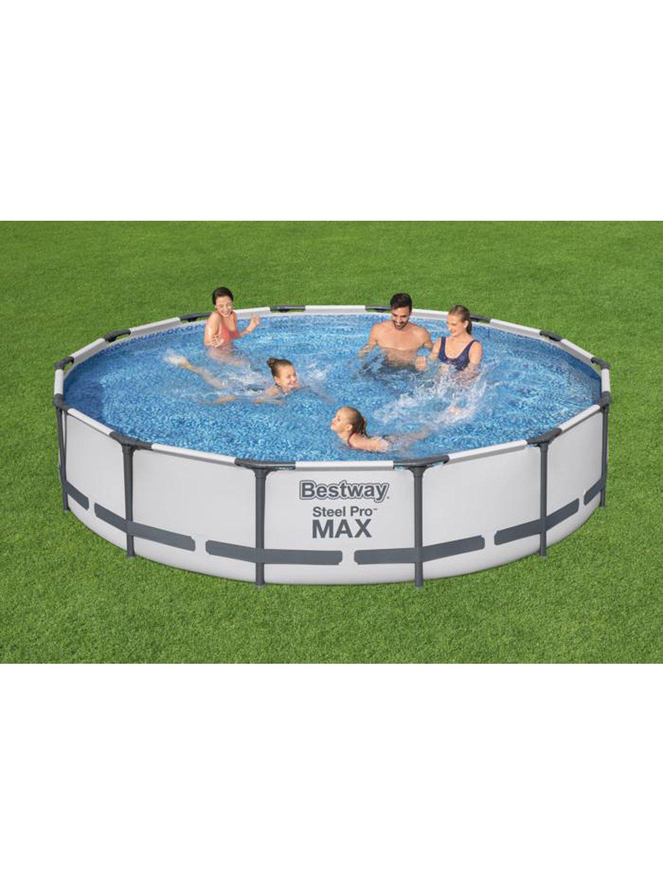 Bestway 14ft Steel Pro MAX Pool with Filter Pump | Very.co.uk