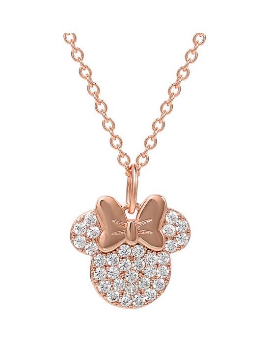 front image of disney-minnie-mouse-ladies-necklace