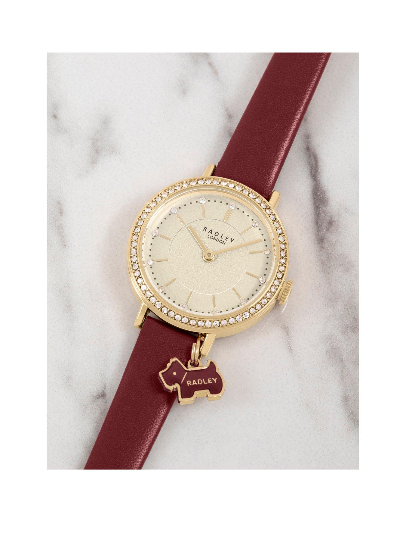 Radley watch red on sale strap