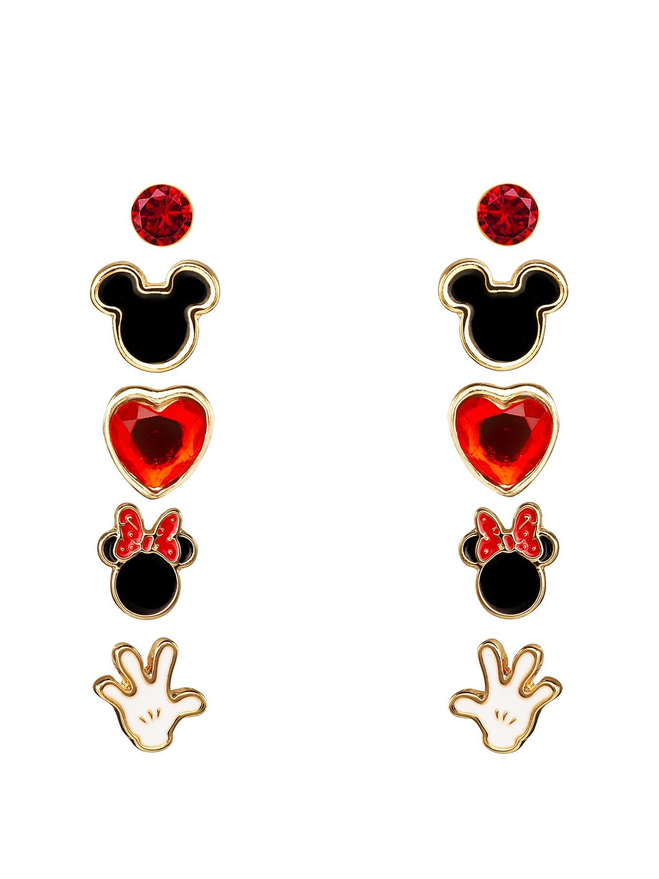 undefined Mickey & Minnie Mouse Jewellery Girls Earrings Set