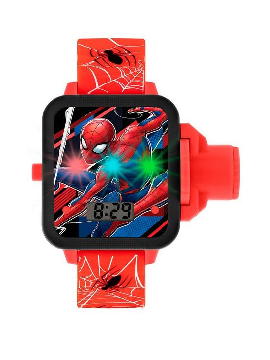 front image of disney-spider-man-projection-watch-unisex