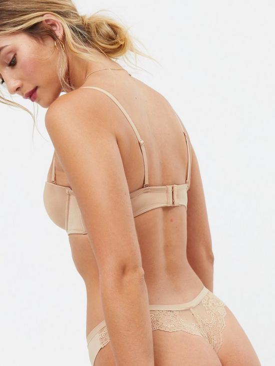 stillFront image of new-look-2-pack-strapless-bras-minkblack