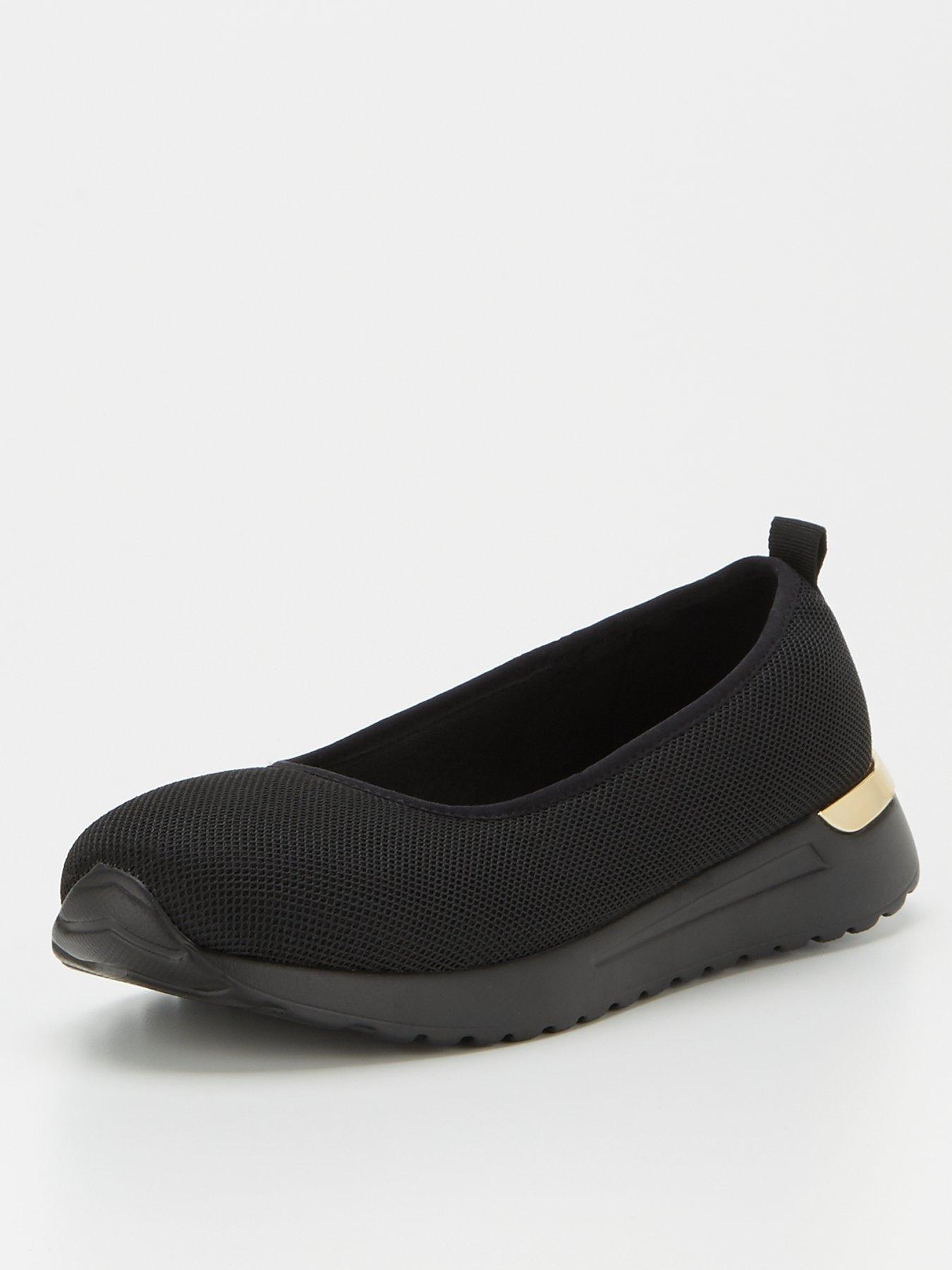 Shoes & boots Nello Knitted Slip On Ballerina - Black