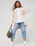 image of v-by-very-curve-knitted-lightweight-belted-cardigan-ecru