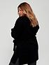  image of v-by-very-curve-knitted-lightweight-belted-cardigan-black