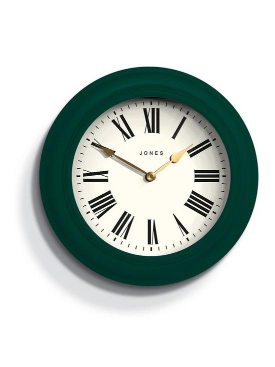 front image of jones-clocks-cocktail-wall-clock
