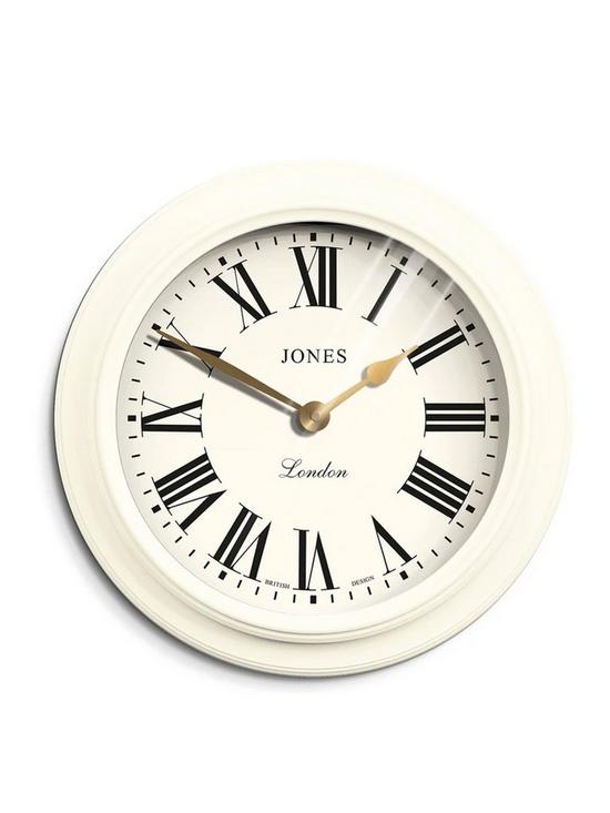 front image of jones-clocks-opera-wall-clock