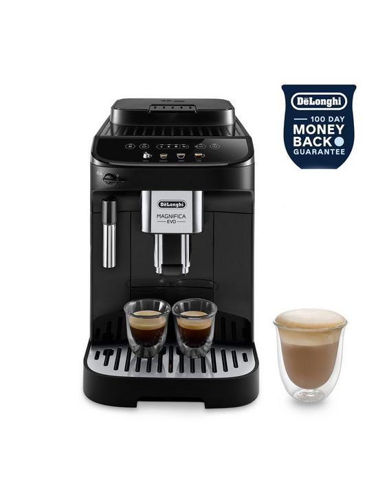 stillFront image of delonghi-magnifica-evo-automatic-bean-to-cup-coffee-machine-ecam29021b