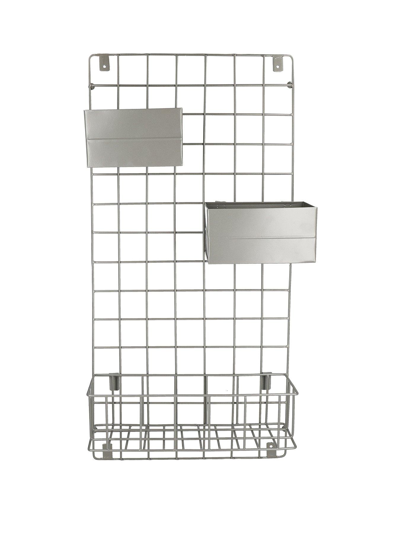Product photograph of Living Nostalgia Wall Rack Organiser With Accessories from very.co.uk