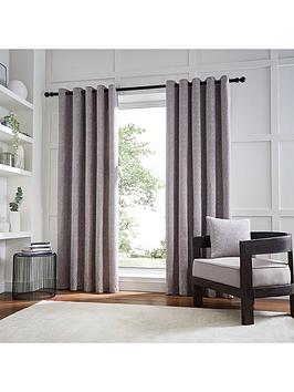 Product photograph of Hyperion Eros Chenille Jacquard Weighted Lined Curtains from very.co.uk