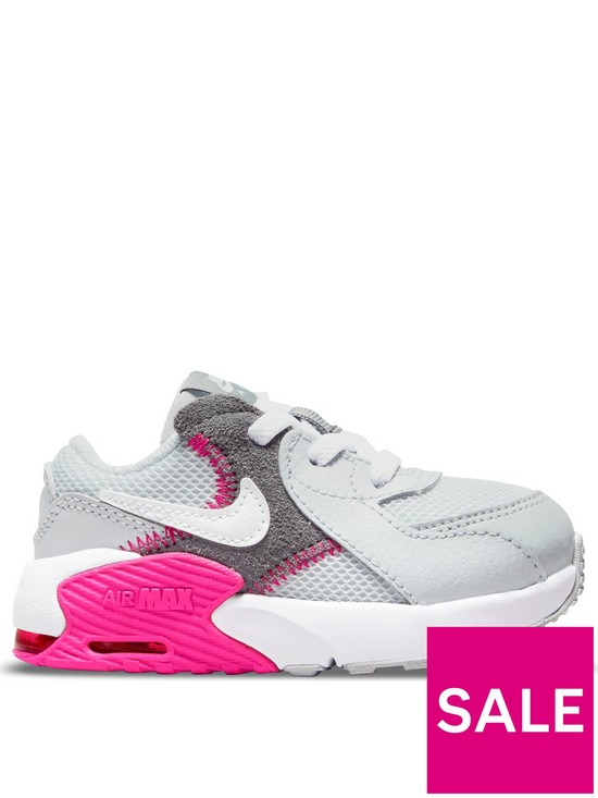 front image of nike-air-max-excee-whitepink