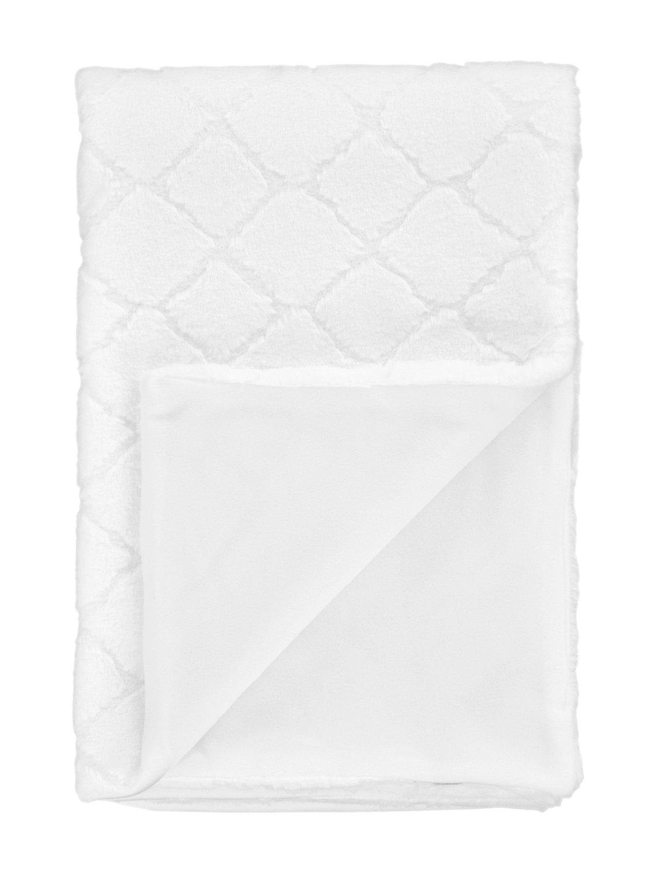 undefined Cosy Diamond Throw - Blush